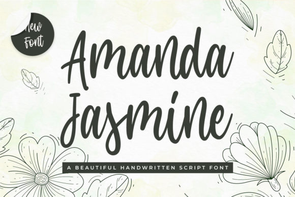 Amanda Jasmine: A Sweet Script Font for Small Business Branding