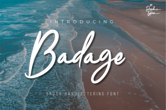 Badage: A Scroll-Stopping Script Font for Modern Brand Campaigns