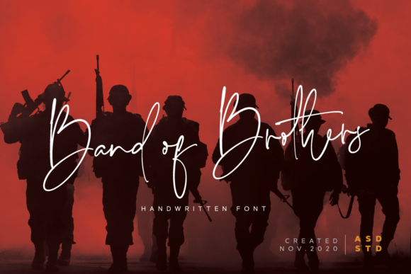 Band of Brothers: A Thoughtful Script Font for Editorial Warmth