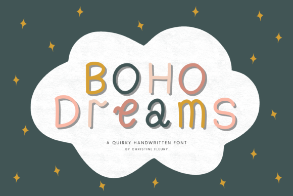 Boho Dreams: A Handwritten Font That Feels Like a Sigh of Relief
