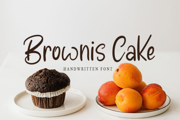 Brownis Cake: A Warm, Handwritten Font for Handmade Charm