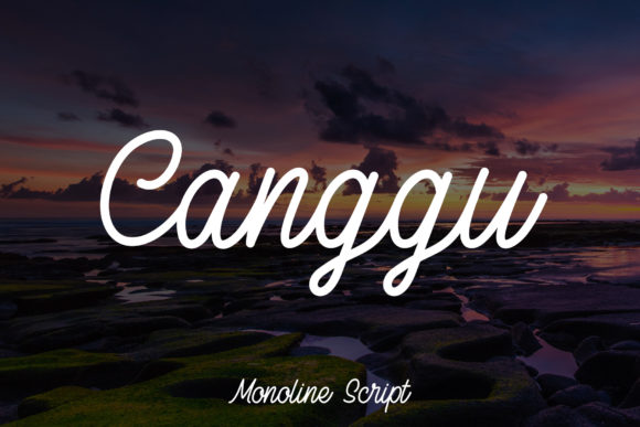 Canggu Handwritten Font for Polished Branding