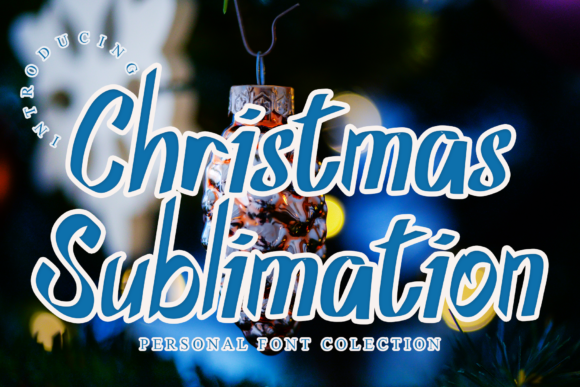 Christmas Sublimation: A Refined Script Font for Digital Branding