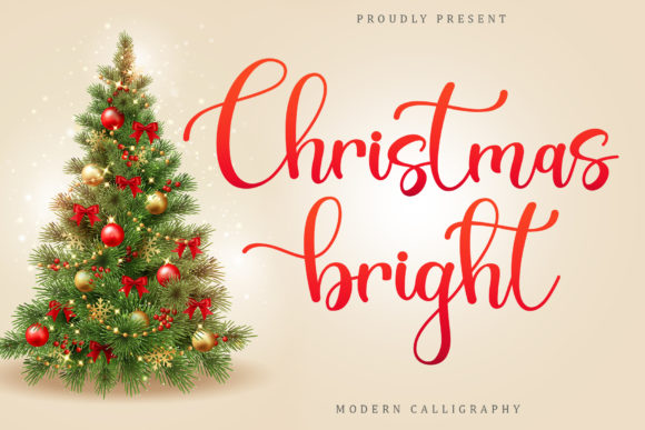 Christsmas Bright: A Warm Handwritten Font for Festive Crafts