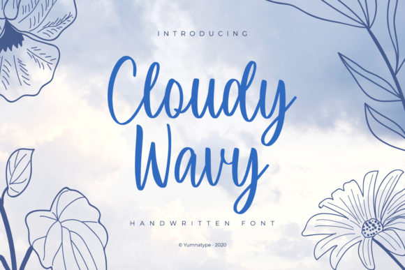 Cloudy Wavy: A Handwritten Font That Makes Your Brand Feel Human