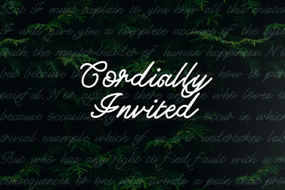 Cordially Invited: A Handwritten Font That Elevates Digital Branding