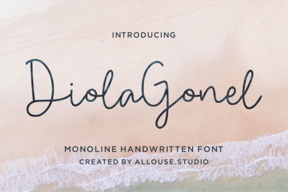 Diola Gonel: A Handwritten Font That Earns Its Place in Real Campaigns