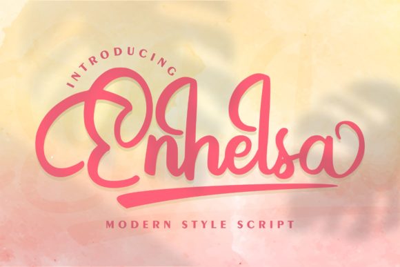Enhelsa Handwritten Font for Crafters & Sellers