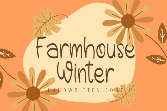Farmhouse Winter: A Handwritten Font That Feels Like Home