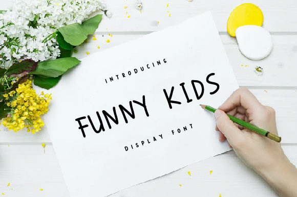 Funny Kids Font: A Friendly, Handwritten Typeface for Small Businesses