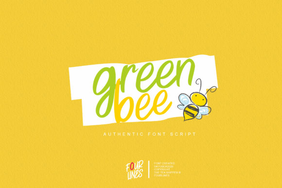 Green Bee: A Handwritten Font for Warm, Human Digital Experiences