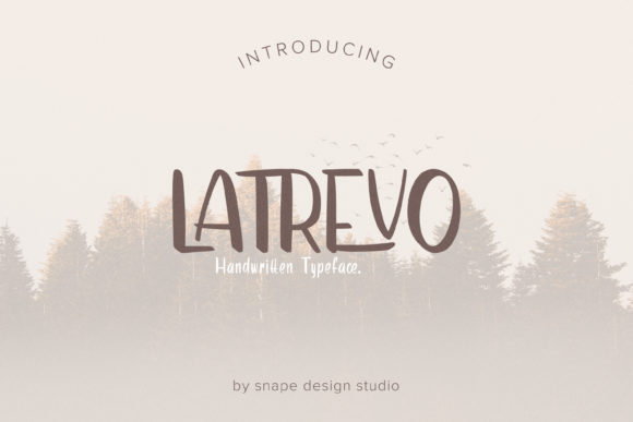 Latrevo: A Stylish Handwritten Font for Campaign Headlines