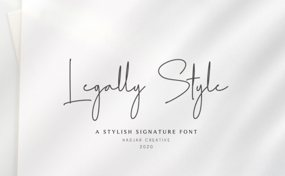 Legally Style: A Refined Handwritten Font for Digital Branding