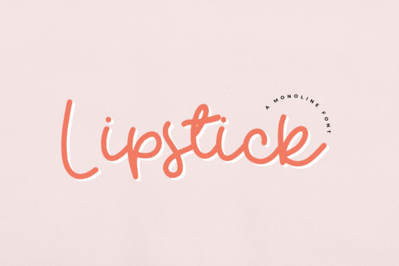 Lipstick Font: A Friendly Handwritten Typeface for Digital Charm