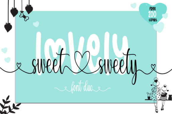 Lovely Sweet Sweety: A Script Font That Makes Your Brand Feel Thoughtful & Polished