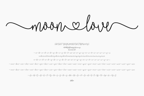 Moonlove: A Romantic Handwritten Font That Elevates Your Brand