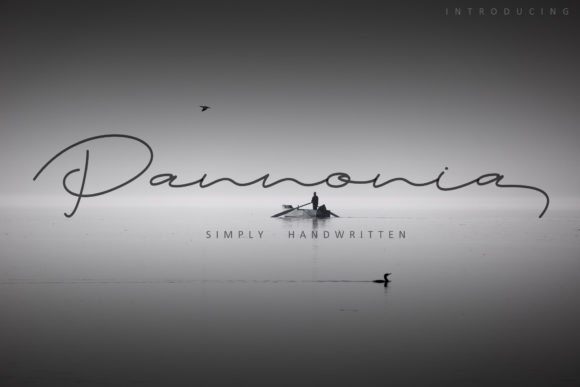Pannonia: A Handwritten Font That Feels Human, Not Hectic