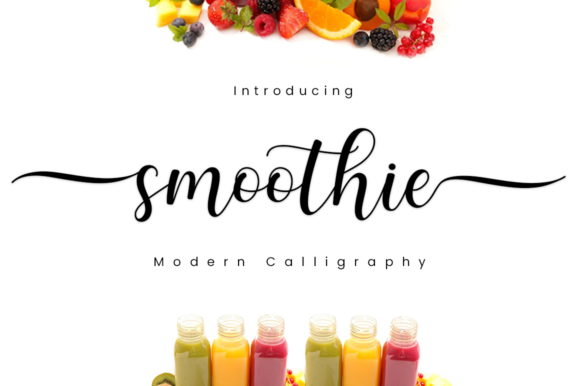 Smoothie: A Refined Script Font for Editorial Charm