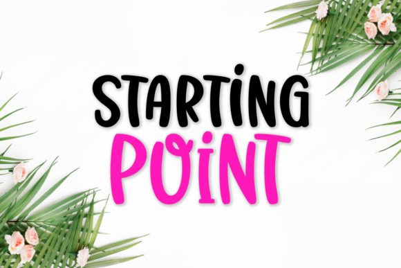 Starting Point: A Handwritten Font That Makes Joy Instantly Readable