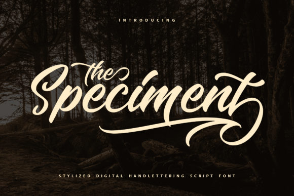 The Speciment Handwritten Font for Small Business Branding